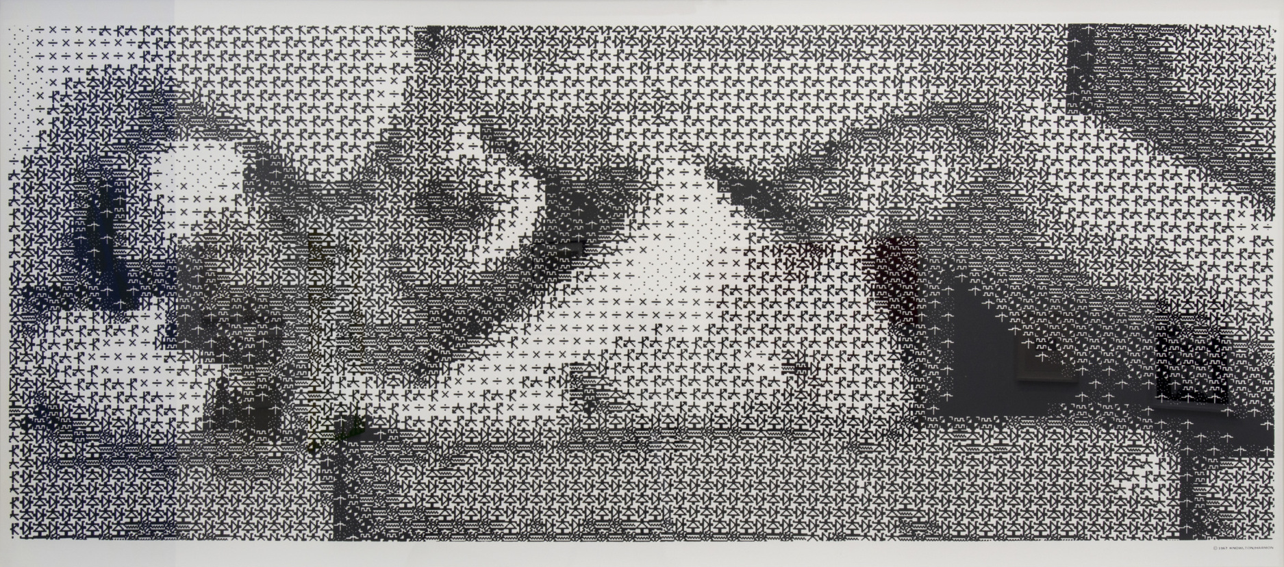 Computer Nude (Studies in Perception I), Leon Harmon und Ken Knowlton, 1967