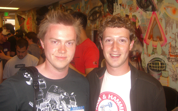 Alex Tew und Mark Zuckerberg
